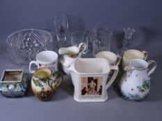 ARTHUR BELL & SONS DISTILLERS ADVERTISING JUG, commemorative china, decorative glassware ETC