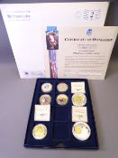 COIN COLLECTABLES & COMMEMORATIVES including Westminster pre-decimalisation coins - one penny inlay,