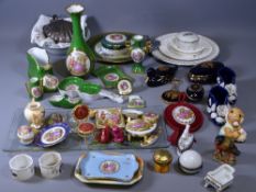 LIMOGES CABINET CHINA, Pendelfin rabbit ETC
