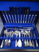 PART CANTEEN OF ANGORA PLATED CUTLERY