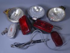 AUTOMOBILE ITEMS - vintage car lamps