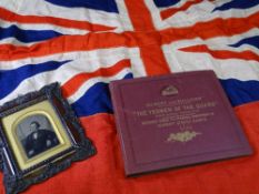 NAVAL FLAG, Victorian framed photograph of a gentleman and a boxed Gilbert and Sullivan 'Yeoman of