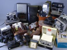 CAMERA EQUIPMENT including Polaroid Sun 600 Instamatic, Kodak Extra 100, Ilford Sporti 4 and Harmony