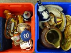 VINTAGE POTTERY & STONEWARE ETC including Satsuma, Copeland Spode, Royal Doulton ETC