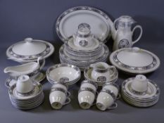 ROYAL DOULTON TEA & DINNERWARE - Tavistock, approximately 50 pieces