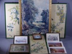 PAINTINGS, PRINTS, TAPESTRIES an assortment