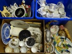 COMMEMORATIVE CHINA including Moore Brothers, Aynsley, Victoria ETC, a large assortment (three