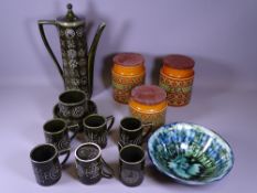 PORTMEIRION TOTEM POLE COFFEE WARE, Hornsea provision containers ETC
