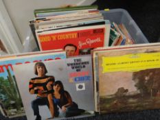 ASSORTED VINTAGE LPs, 45s & 78s including some classical and country and western recordings, 1960s