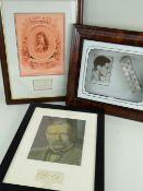 WELSH RELATED CELEBRITY AUTOGRAPHS & MEMORABILIA including autographed photograph of Ivor Novello in