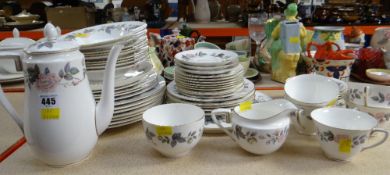 ROYAL WORCESTER 'JUNE GARLAND' PATTERN BREAKFAST SERVICE