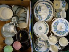 TOR VIKING MID-CENTURY TABLEWARE, Royal Doulton 'Reflection' and others, a quantity within two