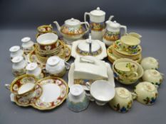 ROYAL ALBERT LADY HAMILTON TEAWARE and an assortment of similar china