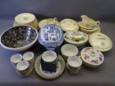 VINTAGE BURLEIGH WARE PART DINNER SERVICE, Worcester Evesham tableware ETC