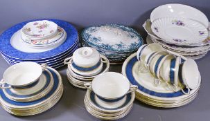 ROYAL WORCESTER BELVOIR PART DINNER & TEA SERVICE with additional dinnerware by various makers