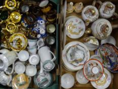 JAPANESE GEISHA GIRL & OTHER TEA WARE, Victorian copper lustre, Japanese Imari, a mixed quantity (