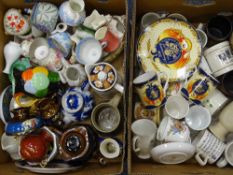 VICTORIAN COPPER LUSTRE, Hancock's Art Deco, commemorative mugs ETC (within 2 boxes)
