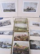 UNFRAMED PRINTS, a large parcel, majority relating to Conwy and the Castle ETC