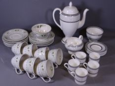 WEDGWOOD COLONNADE & ROYAL DOULTON PROVENCAL TEA & COFFEE WARE PART SETS