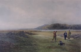 By Direction of CGG Robertson AFTER DOUGLAS ADAMS coloured print - published by Henry Graves & Co,