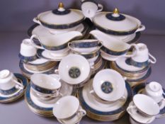 ROYAL DOULTON CARLYLE PART TEA & DINNER SERVICE, approximately 100 pieces including covered tureens,