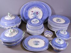 COPELAND SPODE PORTLAND VASE DINNERWARE, 50 plus pieces including large and small tureens with