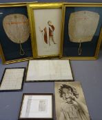 THEATRICAL EPHEMERA, PICTURES & PRINTS relating to the Marquis of Anglesey including a pair of