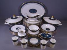 ROYAL DOULTON CARLYLE DINNER & TABLE WARE, approximately 50 pieces including tureens with covers,