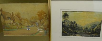 MOSES GRIFFITH (1747 - 1819) unsigned watercolour inscribed 'Gelle Gimlin, A Ford of The Mawddach