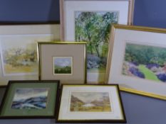 PARCEL OF SIX SUNDRY PRINTS including AUDREY HIND and NEIL HOPKINS ETC