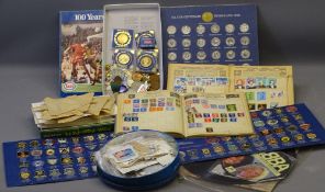 VINTAGE COINAGE, COLLECTABLE CROWNS, BADGES, First Day covers, stamps and other collectables