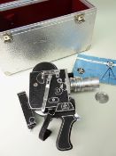 PAILLARD BOLEX H16 M 16mm CINE CAMERA BODY, serial no. 163 726, c. 1959, round base with variable