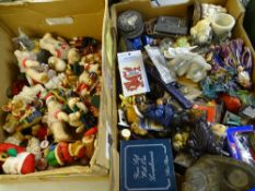 CHRISTMAS TREE & OTHER ORNAMENTAL FIGURINES, fantasy figures and other collectables (within 2