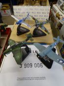 ATLAS EDITIONS FIGHTER PLANES COLLECTION with associated display stands (16), mostly in original