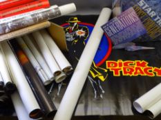 FILM & MUSIC POSTER COLLECTION including 11 x Star Trek tv and film with additional shop displays, 8