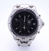 TAG HEUER GENTLEMAN'S STAINLESS STEEL WRISTWATCH, the dial marked 'Automatic 200 metres' with date