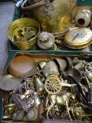 BRASS & COPPER ORNAMENTS & COLLECTABLES, a mixed selection (within 2 boxes)