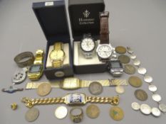 VINTAGE & MODERN GENTLEMAN'S WATCHES, lady's and gent's jewellery and bracelets, vintage coinage and