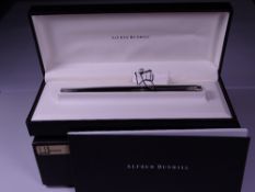 BLACK PEARL DUNHILL GEMLINE BALLPOINT PEN - Early 2000s, In original presentation box and outer