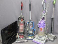 HOUSEHOLD ELECTRICS - Dyson, G Tech and other vacuum cleaners and a Samsung Flatscreen TV E/T
