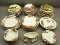 WASHINGTON POTTERY ENGLISH ROSE DINNERWARE, a quantity including tureen and cover along with a