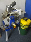 METABO HC260 THICKNESSER MACHINE and a record power dust extractor E/T, 112cms H, 90cms L, 66cms W