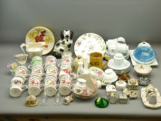 ROYAL ALBERT LADY CARLYLE, Crown Ming, Paragon and Continental tea, tableware and cabinet