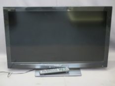 PANASONIC VIERA FLATSCREEN TV WITH REMOTE CONTROL E/T
