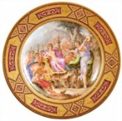 Plate with ''Triumph of Bacchus''