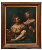 Allegorie der Astronomie und der WissenschaftBologneser Meister des 17. JahrhundertsZwei weibliche