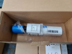 Lot of 3 Festo MS6N-LFR-3/8-D7-E-R-V Filter Regulators
