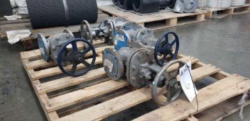 Lot of 4 Flowserve Butterfly Valves 4
