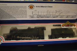 A Bachmann 00 gauge BR Manor Class 4-6-0 Loco & Tender Foxcote Manor 7822, cat no 31-306 in original