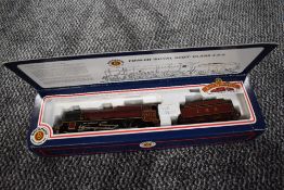 A Bachmann 00 gauge 4-6-0 LMS Loco & Tender, Sherwood Forester 6112 cat no 31-277 in original part